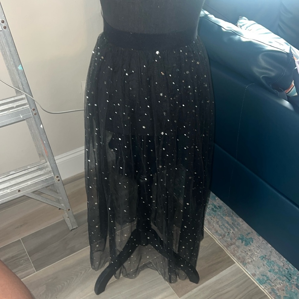 Mesh Tulle Skirt for beach or festival or anything you want BLACK MESH TULLE